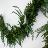 Norfolk & Cypress Faux Christmas Garland