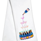 Champagne Tower Kitchen Towel