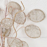 Faux Lunaria Silver Dollars 14in Pick