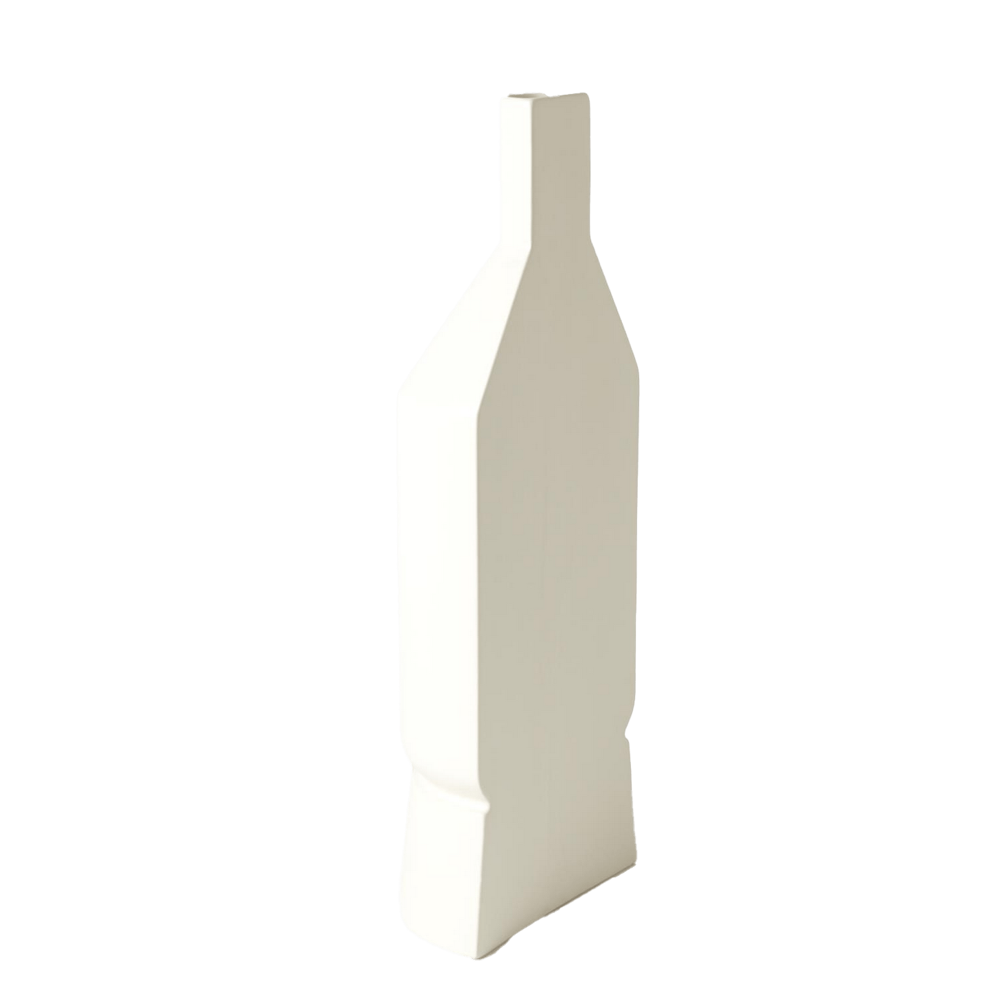 Flat Back Vase - Matte White - Large | Design for the PPL