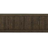 Monterey Media Cabinet in Aged Brown pinewood with four doors