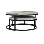 Hayword Hide Set of 2 Nesting Coffee Tables | Design for the PPL