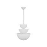 Beaunay Large Pendant in white Cast Plaster finish