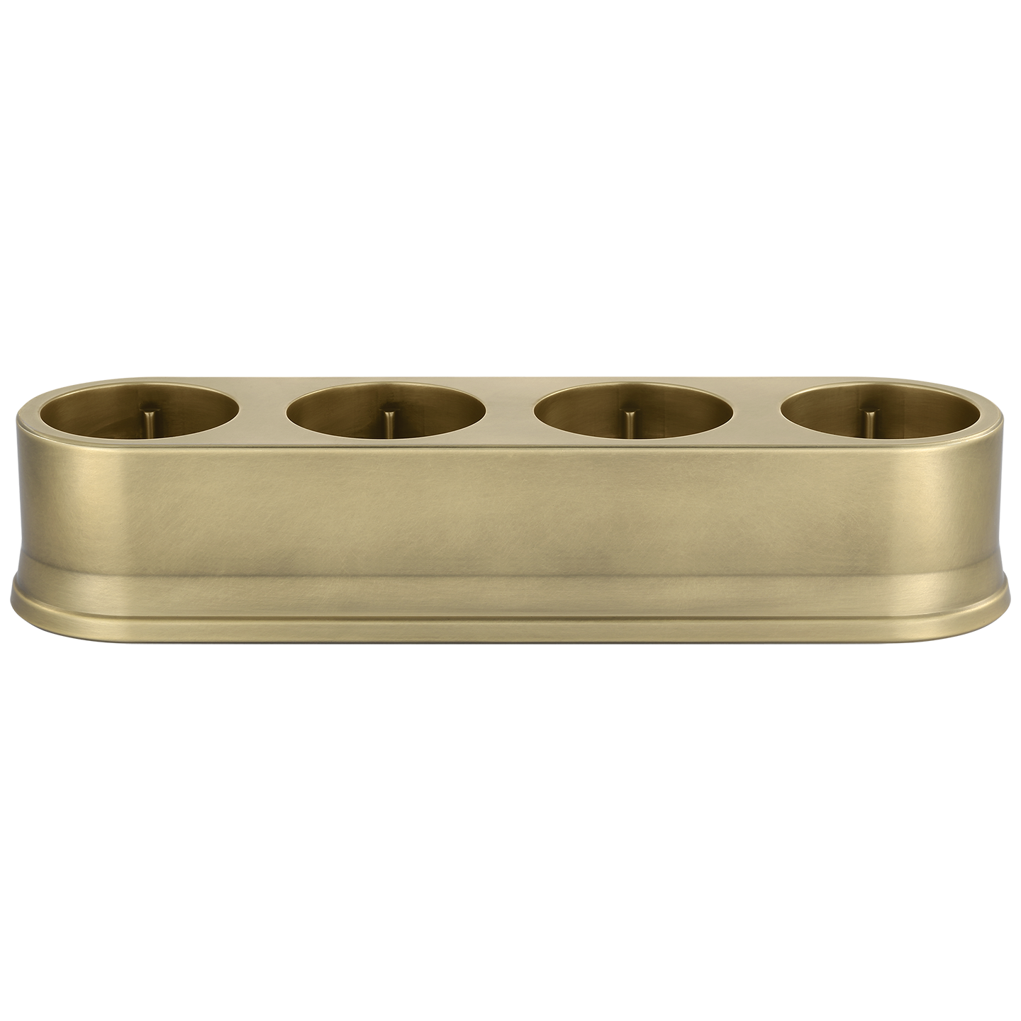 Brass Quad R45 charging station with four circular charging slots