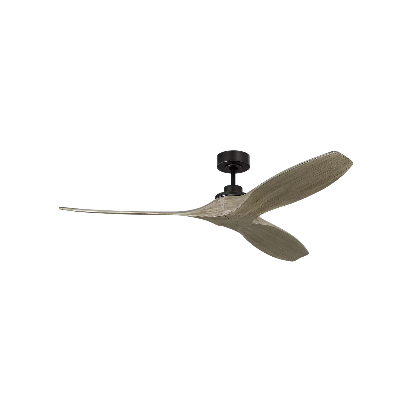 Three-blade Collins ceiling fan with wood-grain blades