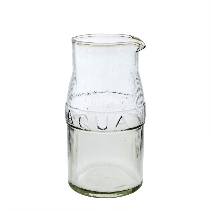 Labeled Pressed Glass Pitcher - Design for the PPL