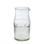 Labeled Pressed Glass Pitcher | Design for the PPL