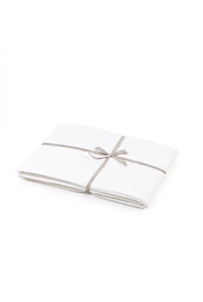 Madison White King Flat Sheet
