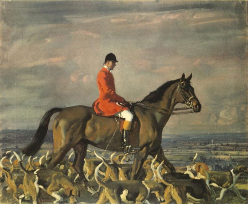 Major T. Bouch and the Belvoir Hounds (57x47) | Design for the PPL