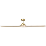 Collins Smart 70 Ceiling Fan in Burnished Brass with Washed White Oak Blades - alternate view 2