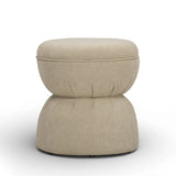 Tomlin Ruched Performance Fabric Game Ottoman