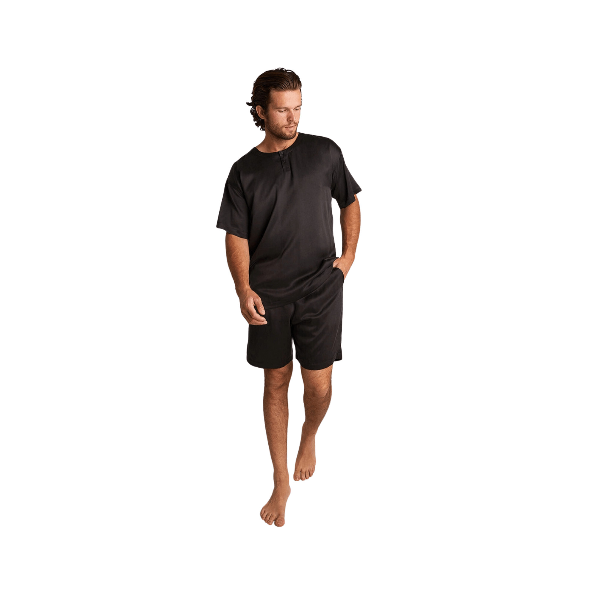 Men's Washable Silk Short Set | Design for the PPL