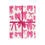 Pink and Red Bows Wrapping Paper Roll | Design for the PPL