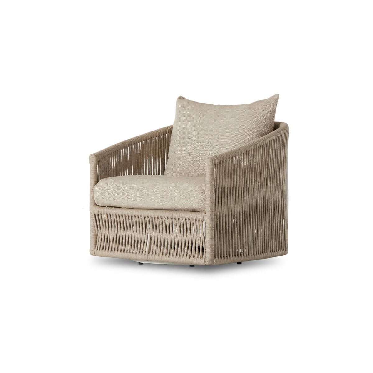 Porto Outdoor Swivel Chair Faye Sand | Design for the PPL