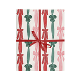 Red and Green Bow Wrapping Paper Roll | Design for the PPL