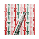 Red and Green Bow Wrapping Paper Roll | Design for the PPL