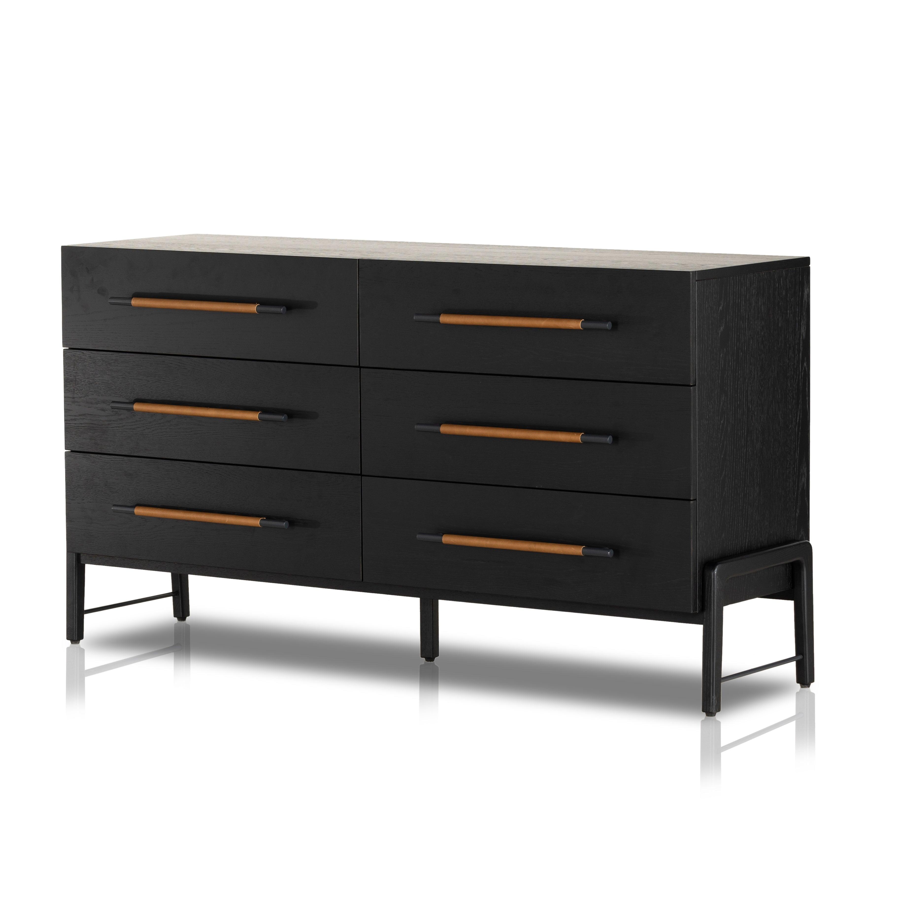 ROSELYN 6 DRAWER DRESSER-EBONY OAK - Design for the PPL