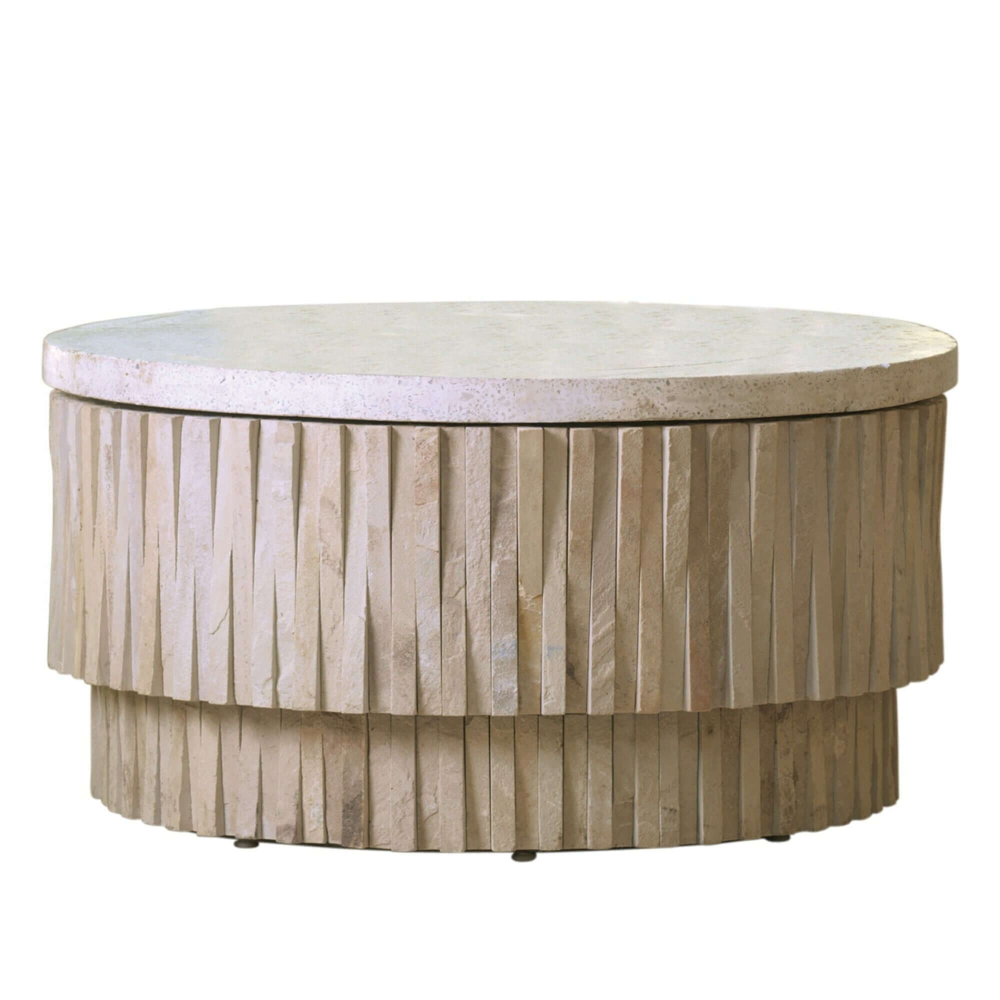 Round Stone Cocktail Table | Design for the PPL