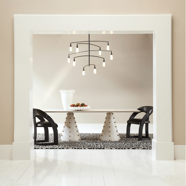 Spheres Rectangle Dining Table - White | Design for the PPL