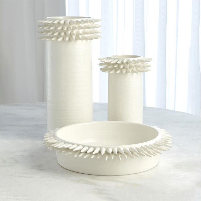 Spike Cylinder Collection - White | Design for the PPL