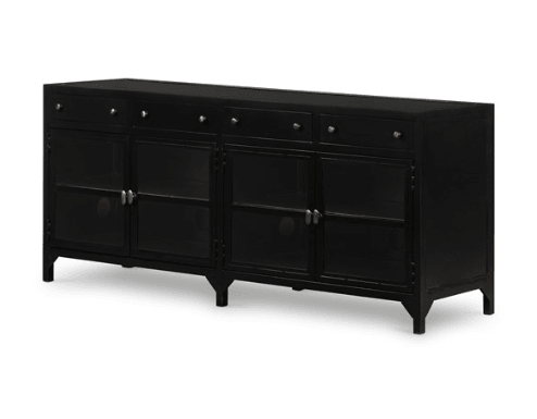 SUTTON SHADOW BOX MEDIA CONSOLE - BLACK - Design for the PPL