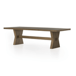 TALBOTT DINING TABLE 108"-DRIFTED OAK SOLID - Design for the PPL