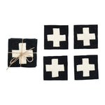 Wool Coasters w/ Swiss Cross | Design for the PPL